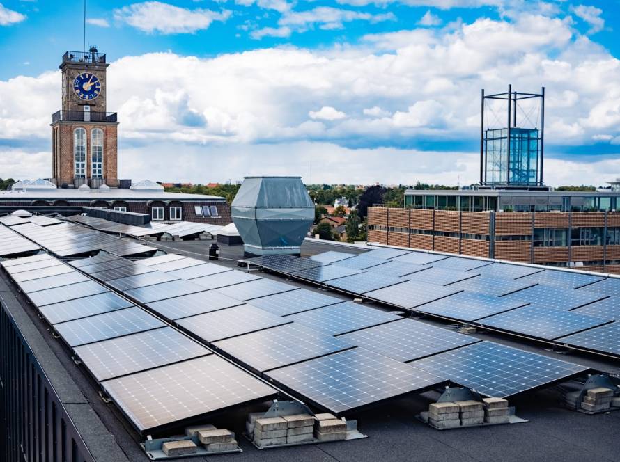 commercial solar panel installation