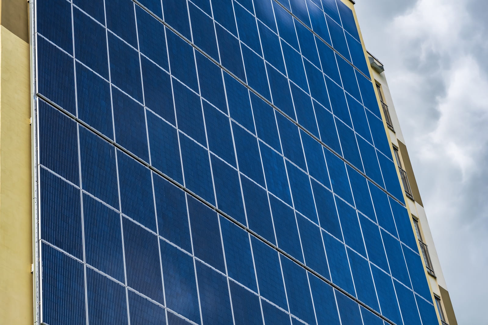 commercial solar system for an office building