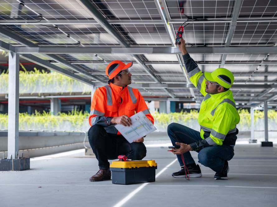 how commercial solar installers manage multi-site projects