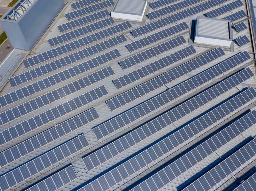 commercial solar project